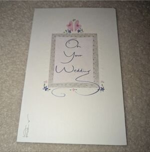 American Greetings Wedding Card
